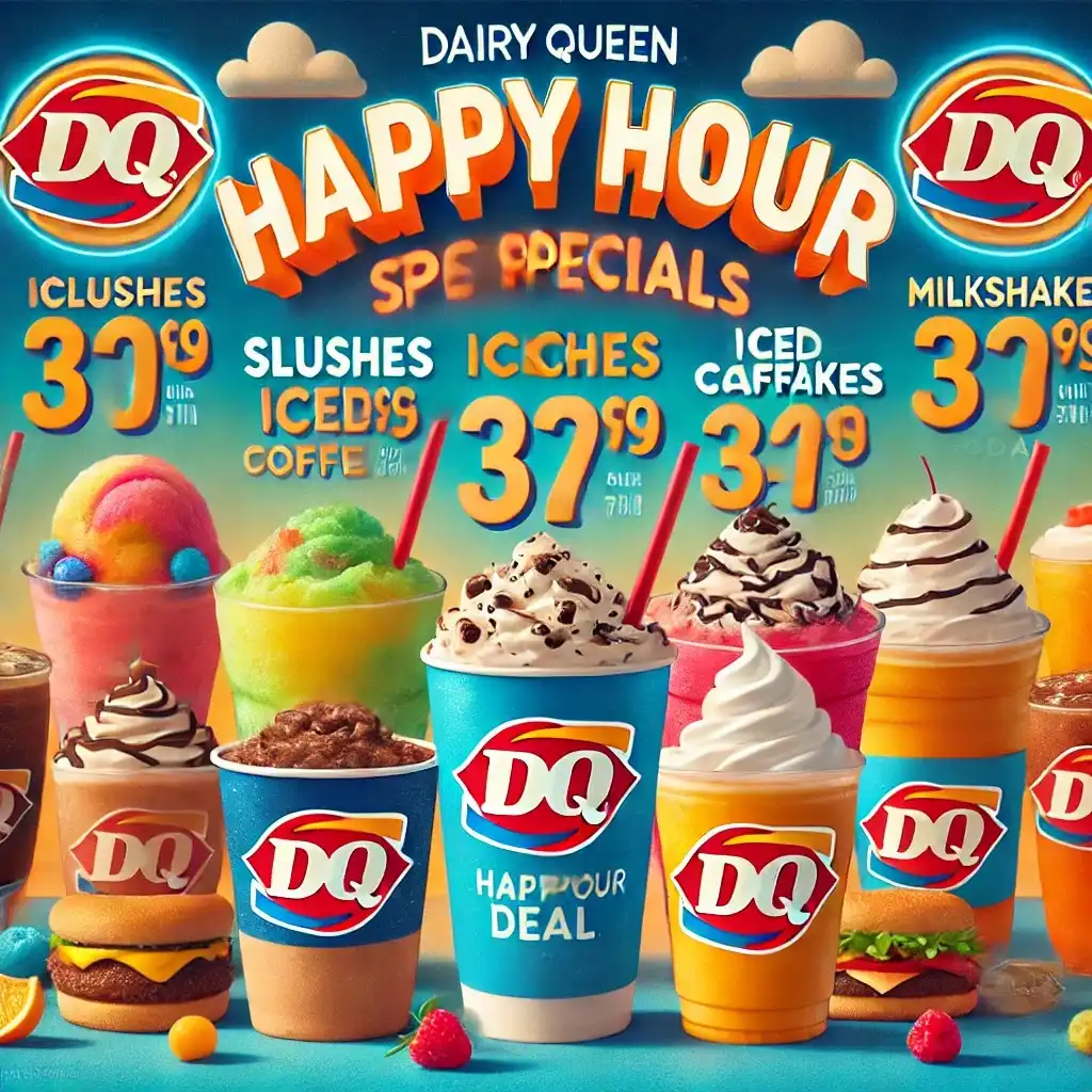 Dairy queen happy hours menu