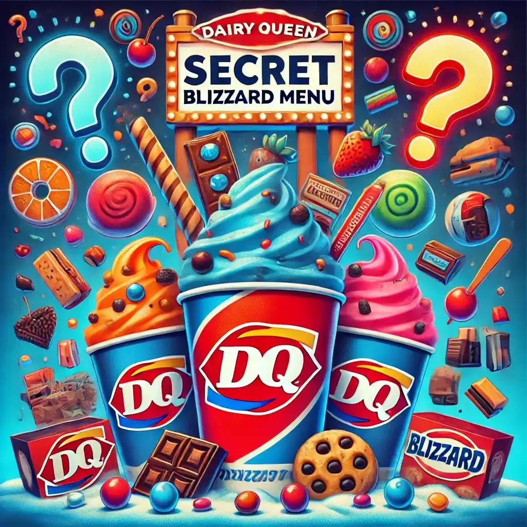 Dairy Queen Secret Blizzard Menu