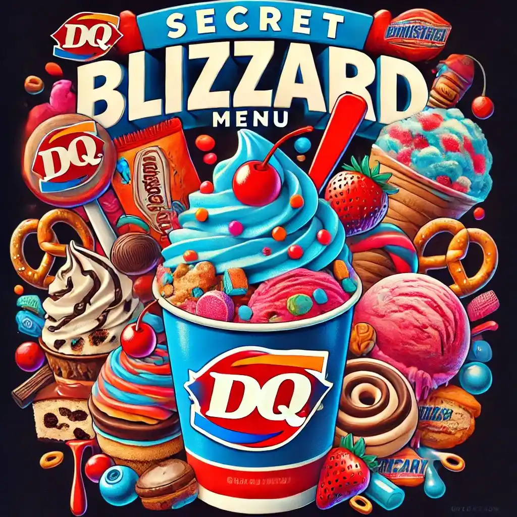 Dairy Queen Secret Blizzard Menu